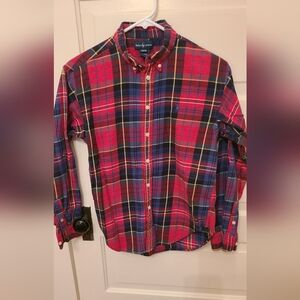 Ralph Lauren Vibrant Plaid Button Down Shirt
